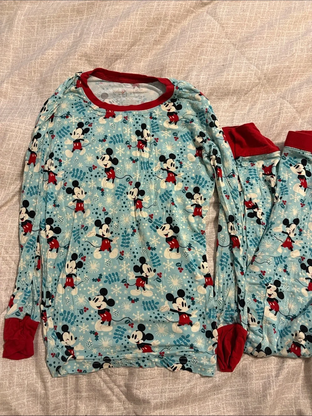 Little Sleepies holiday floral